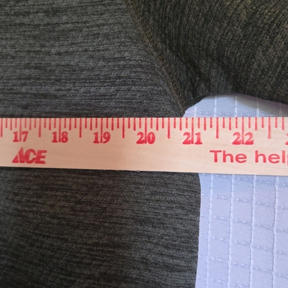 GH Bass & Co Quarter ZIP Shirt Men’s Size M- Green - Picture 6 of 7